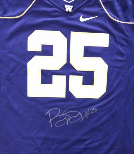 Washington Huskies Bishop Sankey Autographed Signed Purple Nike Jersey Size Xl Mcs Holo #73079 
