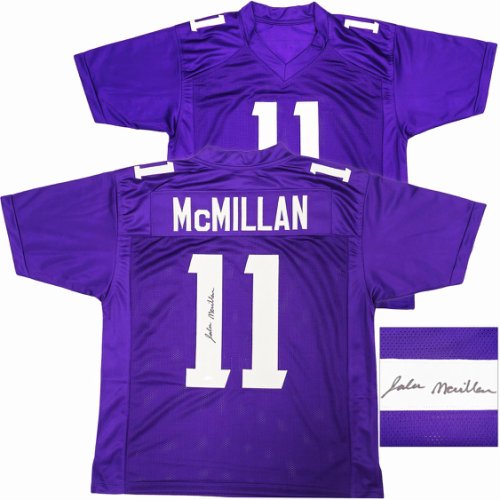 Washington Huskies Jalen Mcmillan Autographed Signed Purple Jersey Mcs Holo #222069 