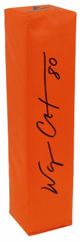 Wayne Chrebet Signed BSN Orange Football Endzone Pylon