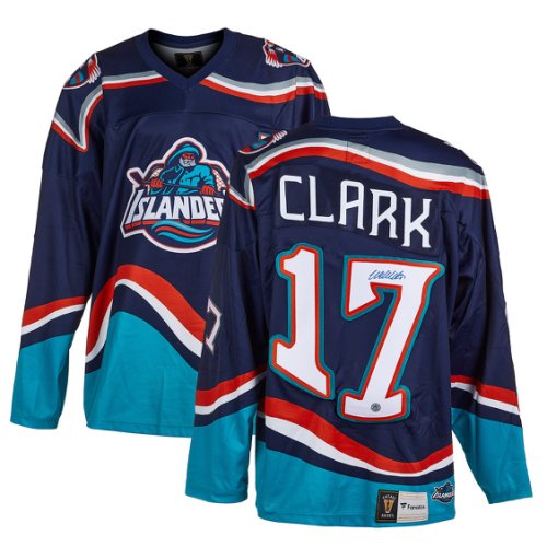 Wendel Clark Toronto Maple Leafs Signed Retro Fanatics Jersey 