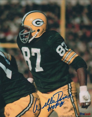 Willie Davis Autographed Signed 8X10 Green Bay Packers Photo - Autographs 