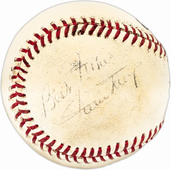 Willie Mays Autographed Official Nl Baseball San Francisco Giants "Best Wishes" JSA