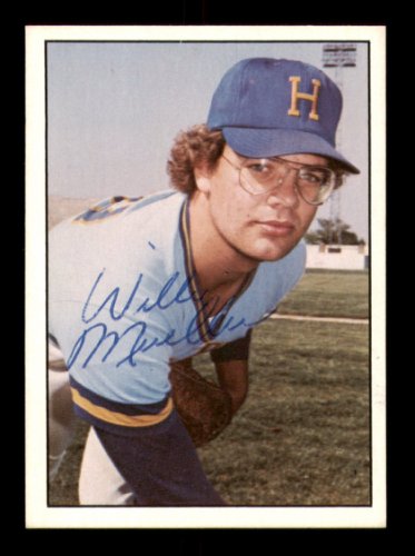 Willie Mueller Autographed 1978 Tcma Card #18 Holyoke Millers #231314