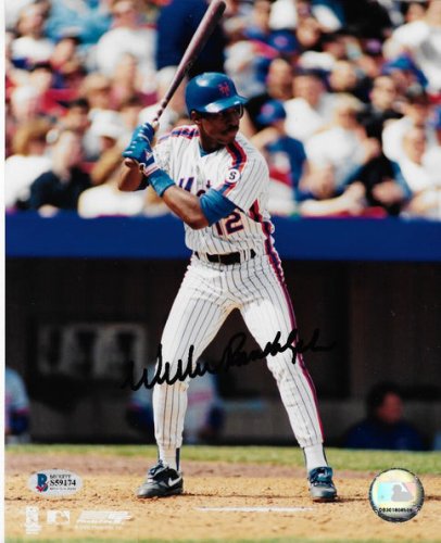 Willie Randolph Autographed New York Mets 8X10 Photo Beckett Authenticated #2