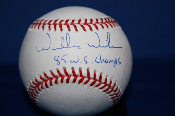 Willie Wilson Autographed Signed Official Major League Baseball - Autographs