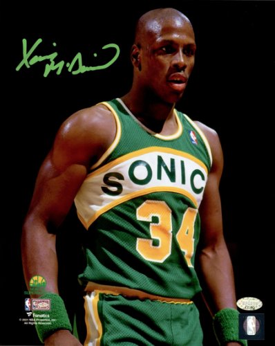 Xavier Mcdaniel Autographed Signed 8X10 Photo Seattle Supersonics Mcs Holo #202455 