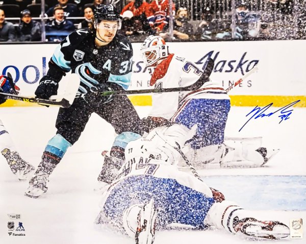 Yanni Gourde Autographed 16X20 Photo Seattle Kraken Fanatics Holo #211611