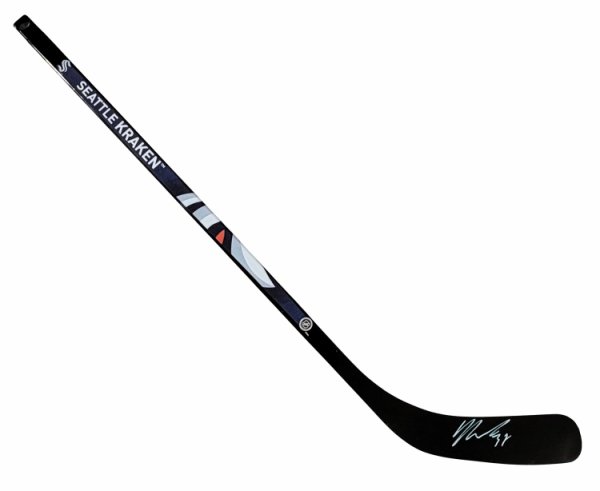 Yanni Gourde Autographed Inglasco 24" Mini Stick Seattle Kraken Fanatics Holo #211608