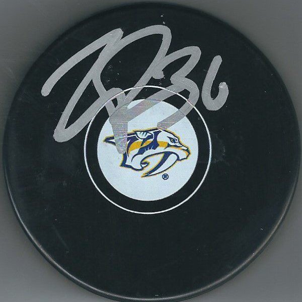 Zac Rinaldo Autographed Signed Nashville Predators Hockey Puck - Autographs