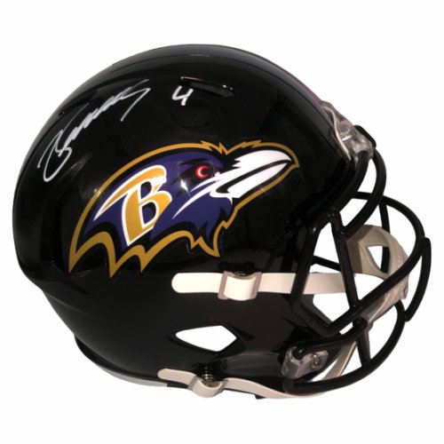Zay Flowers Autographed Signed Baltimore Ravens Riddell Full Size Speed Replica Helmet - Beckett 