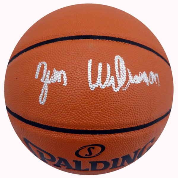Zion Williamson Autographed Official Spalding I/O Basketball New Orleans Pelicans Fanatics Holo #185089