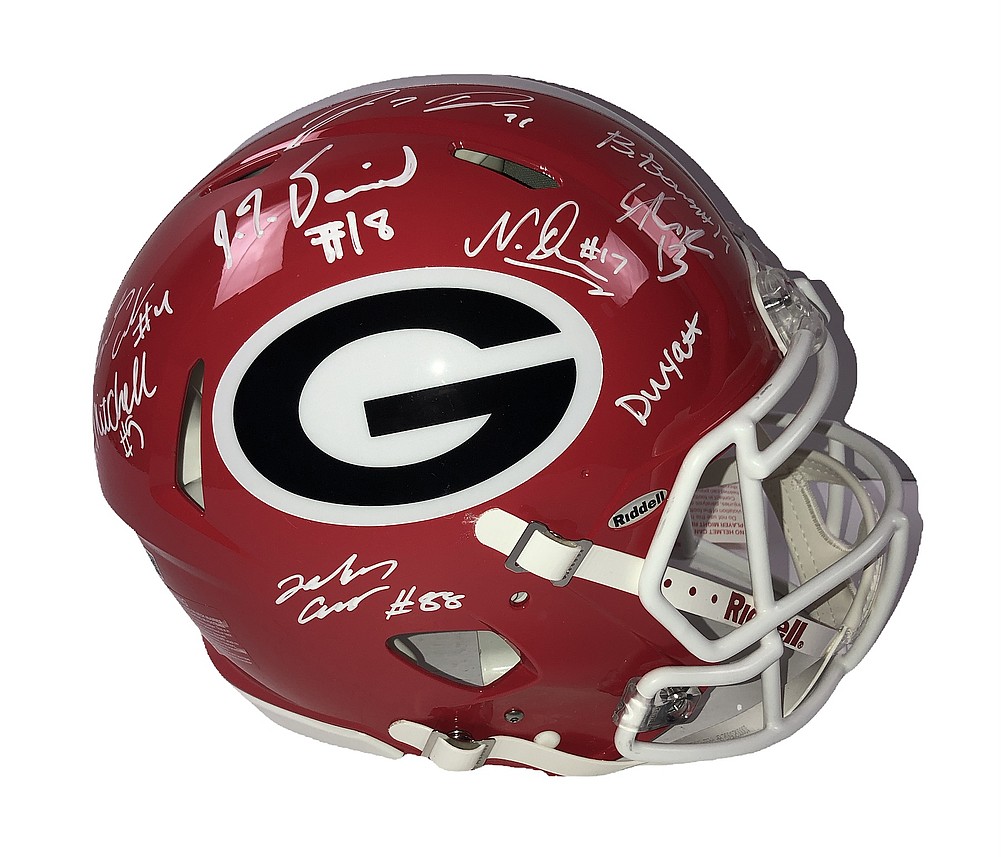 2021 National Champions Team Autographed Signed Georgia Bulldogs