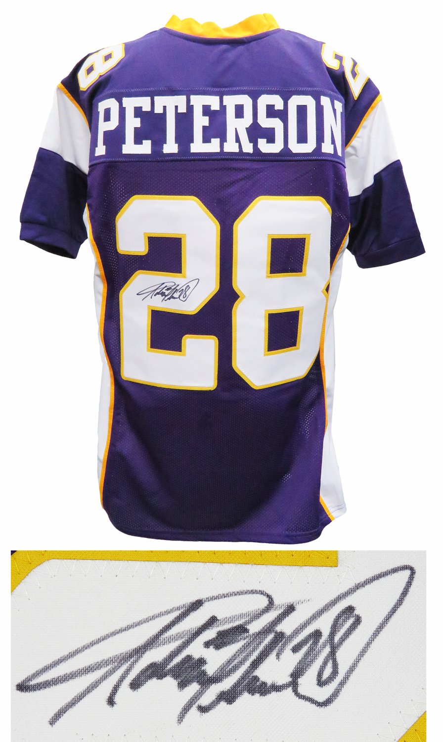 Adrian decora Peterson Signed Minnesota Vikings