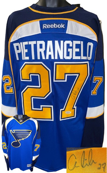 Alex Pietrangelo Autographed Signed St Louis Blues Reebok NHL Home