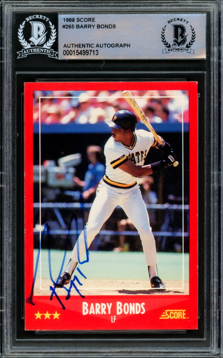 Barry bonds autographed sales jersey