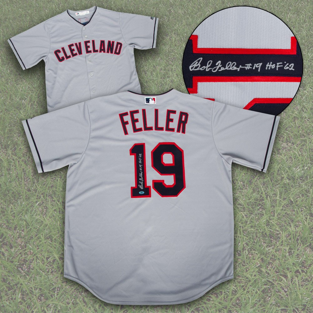 Bob Feller Cleveland Indians Autographed Signed Replica Baseball