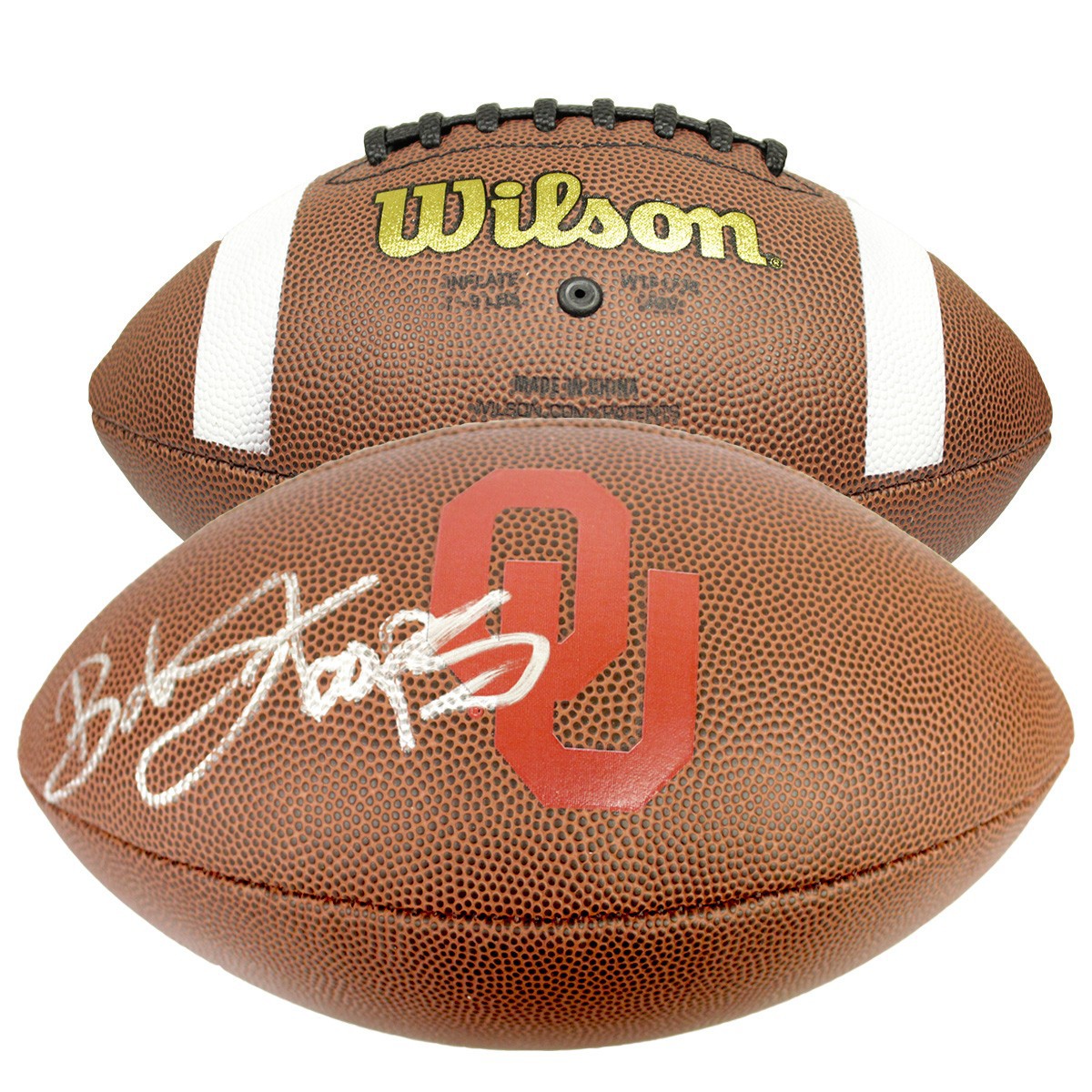 Bob stoops autograph discount