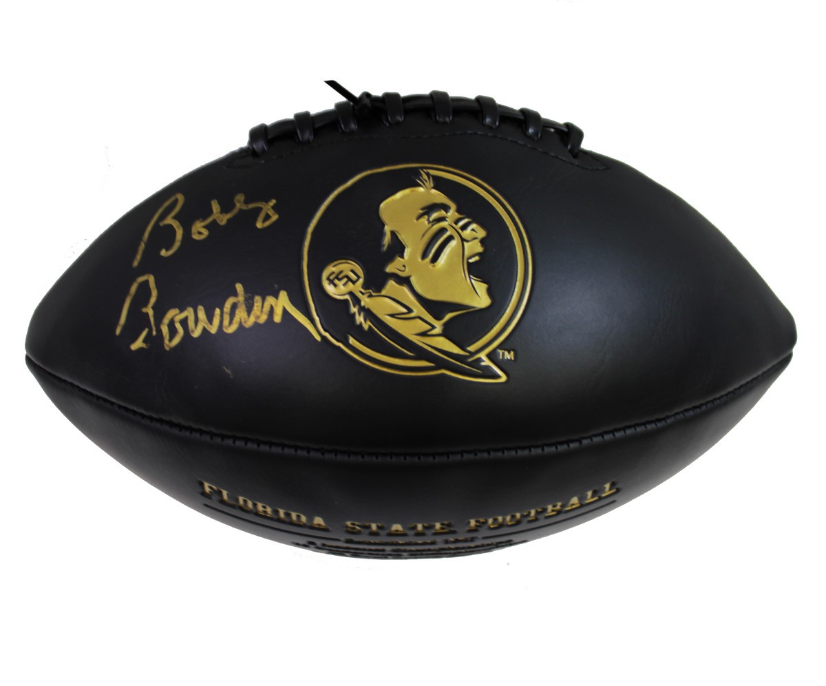 Bobby bowden signed football hotsell