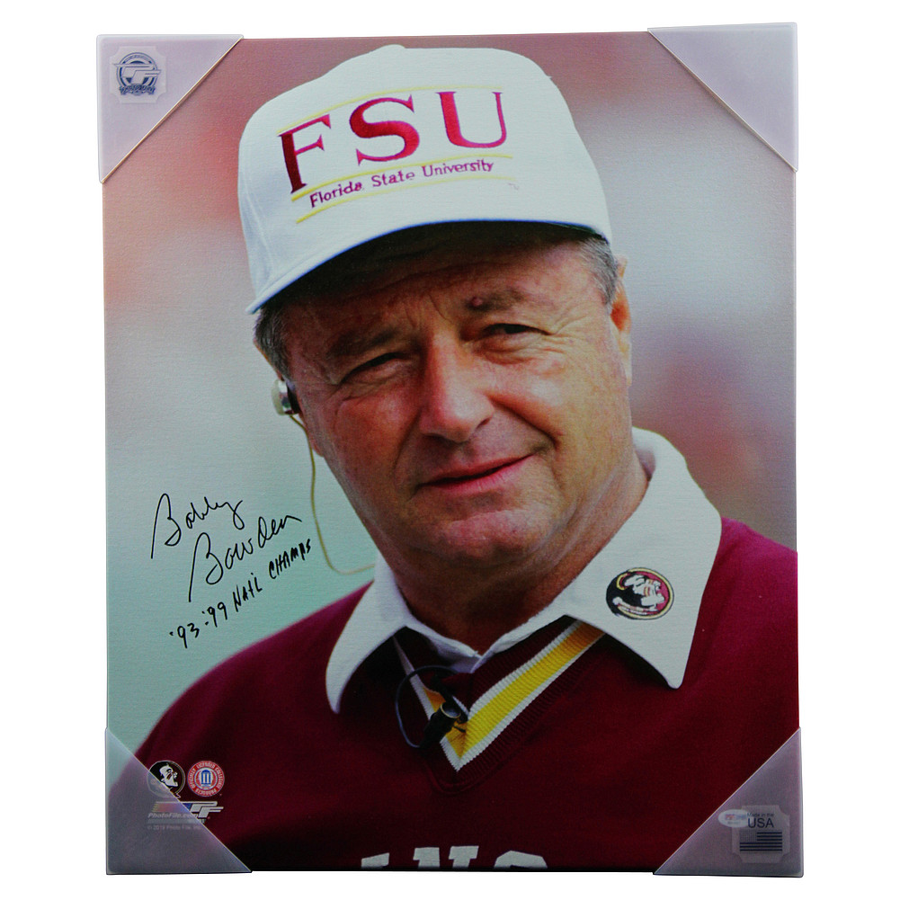 Bobby Bowden Autographed Signed Florida State Seminoles Stretched