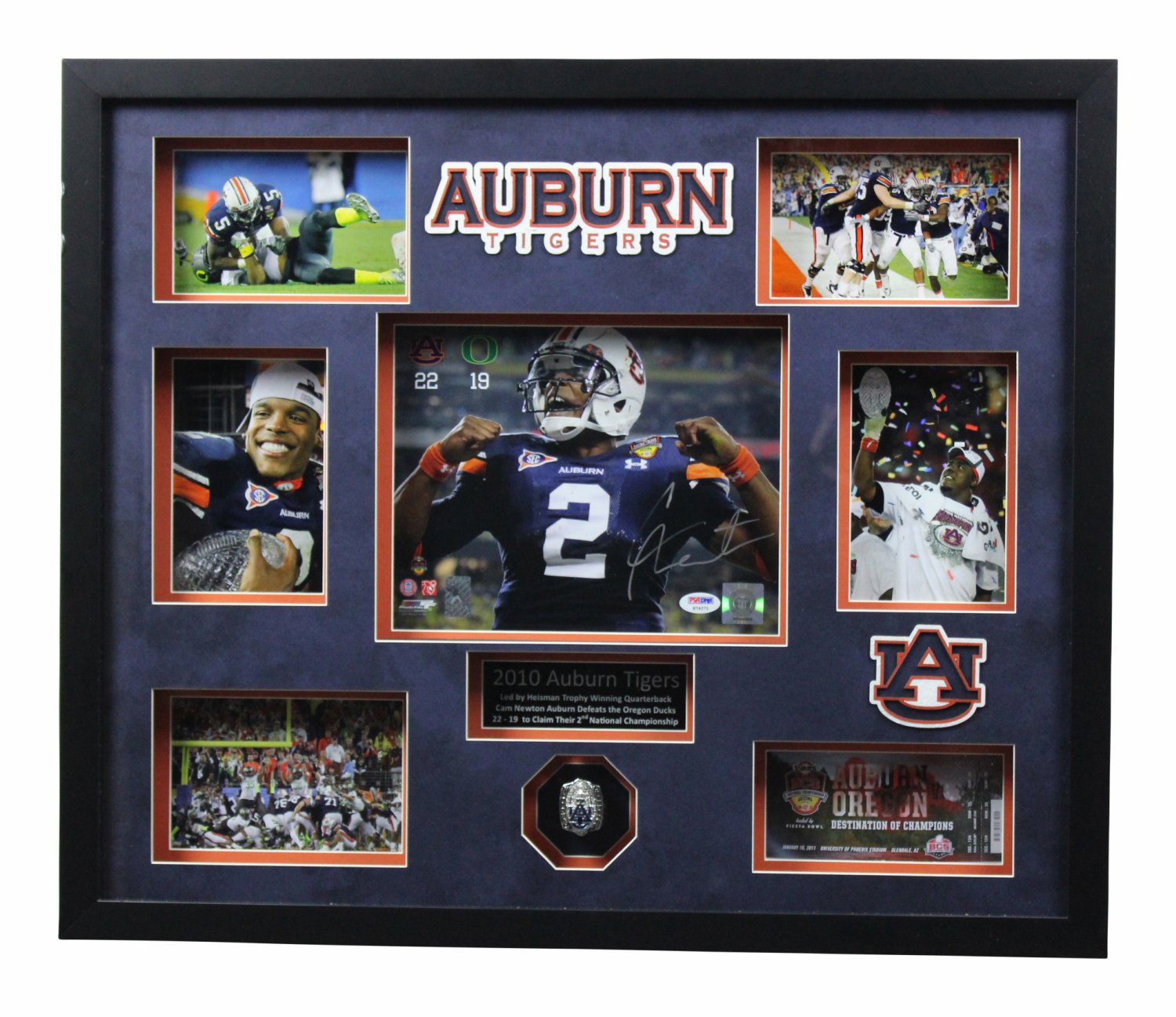 Cam newton online autographed auburn jersey