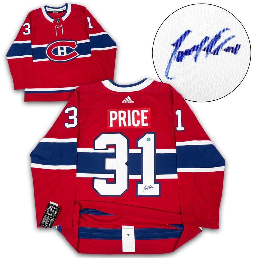 Carey price top signed jersey