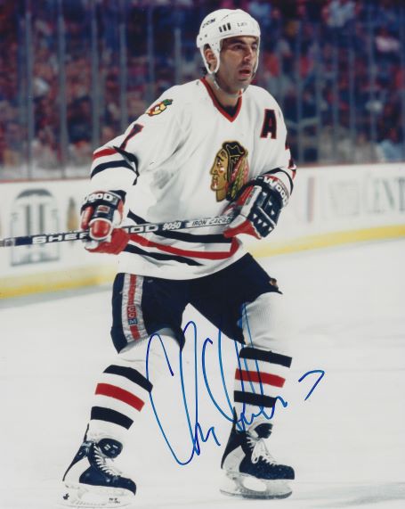 Chris chelios autographed hotsell jersey