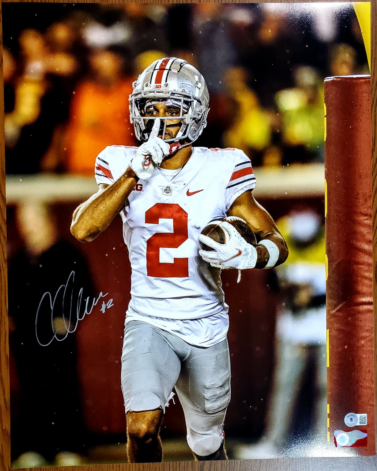 Chris Olave Ohio State Buckeyes 16 1 16x20 Autographed Signed