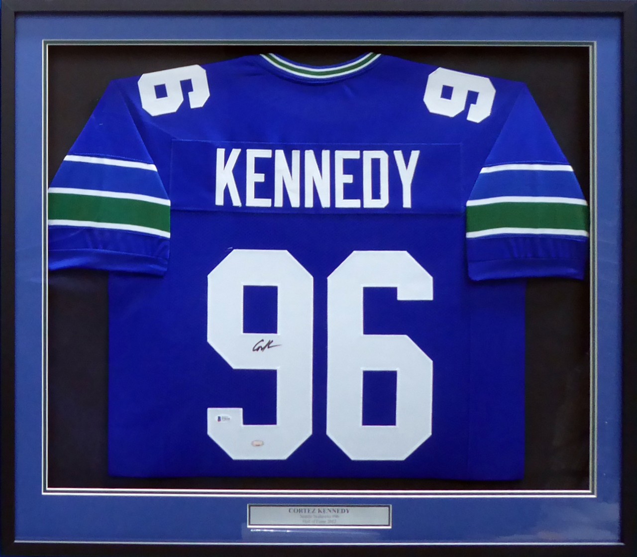 Framed seahawks jersey top