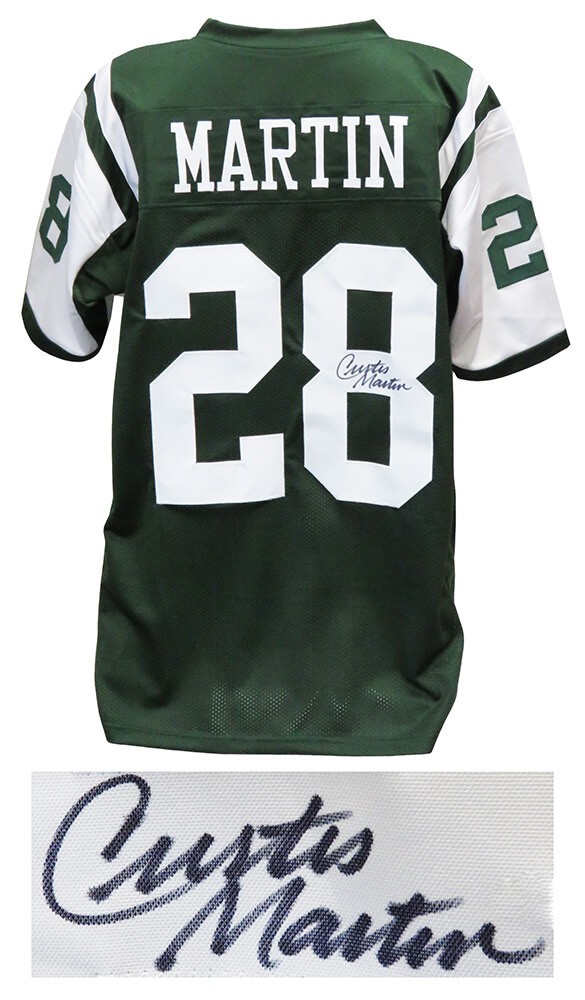 Curtis martin deals signed jersey