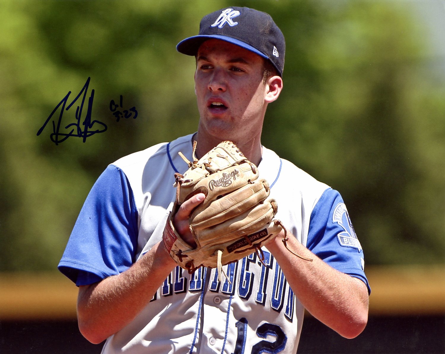 Danny Duffy Kansas City Royals Autographed Signed 8x10 Photo Certified Authentic