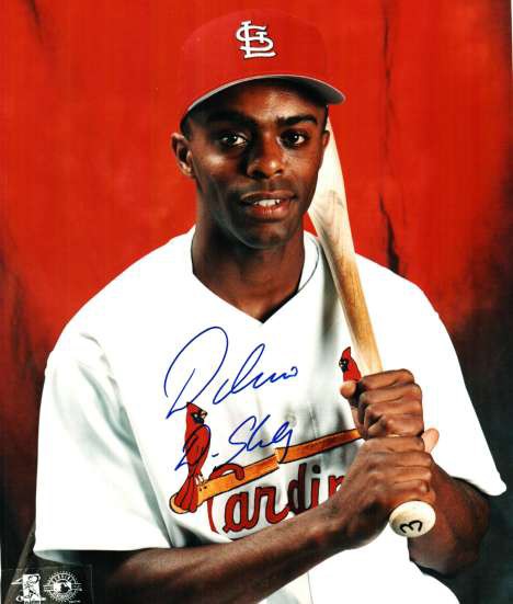Delino Deshields Autographed Signed 8X10 St. Louis Cardinals Photo Autographs