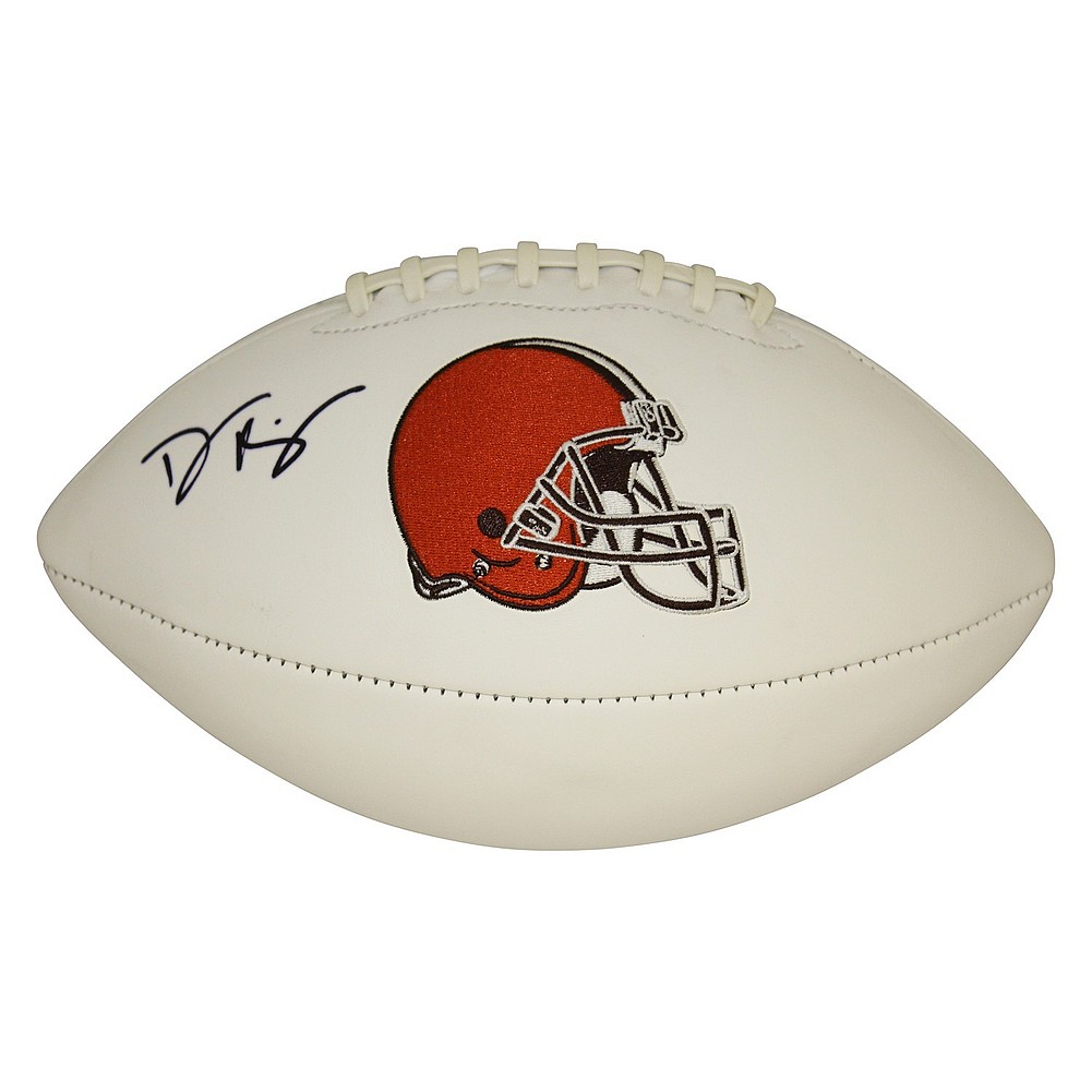 DeShone Kizer Cleveland Browns Autographed Signed White Panel Logo ...