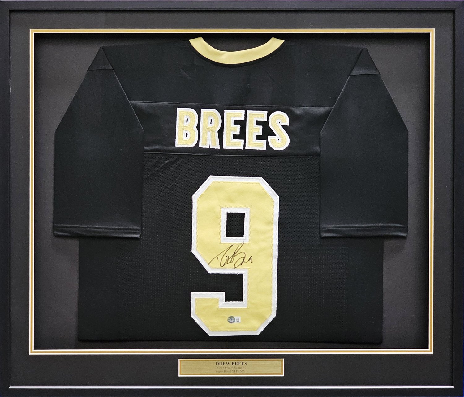 Drew brees jersey signed shop