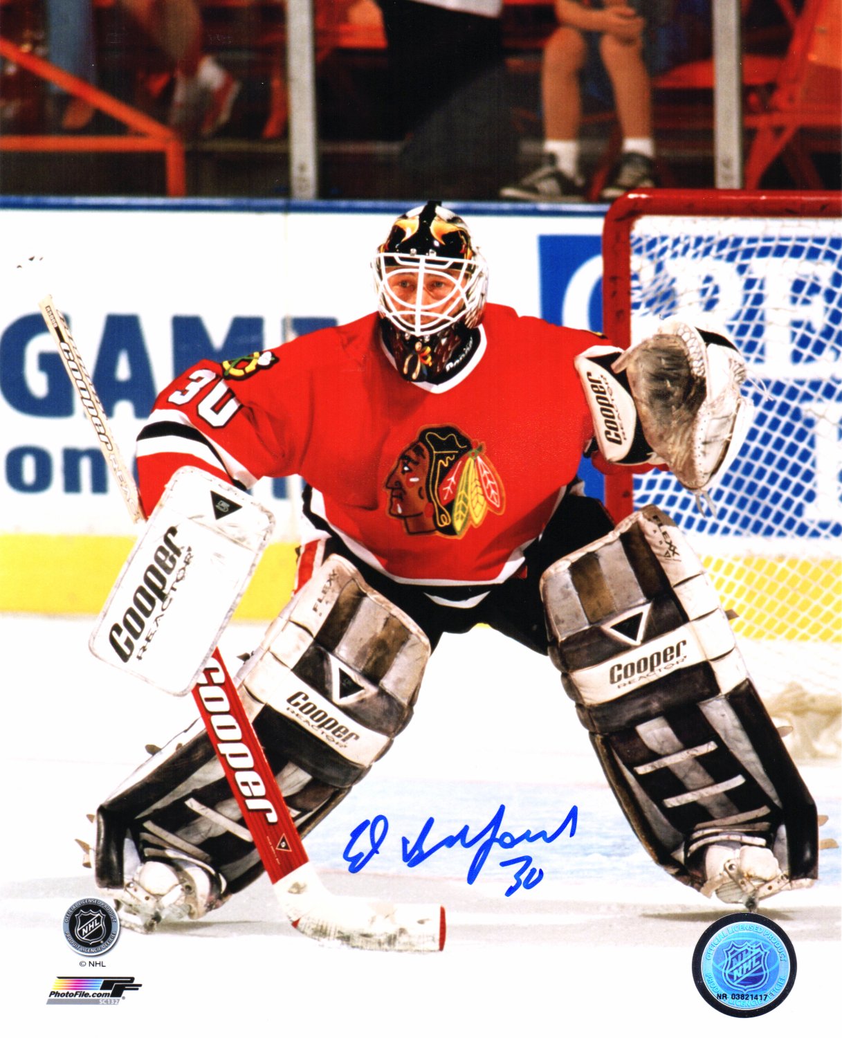 Ed belfour hot sale signed jersey
