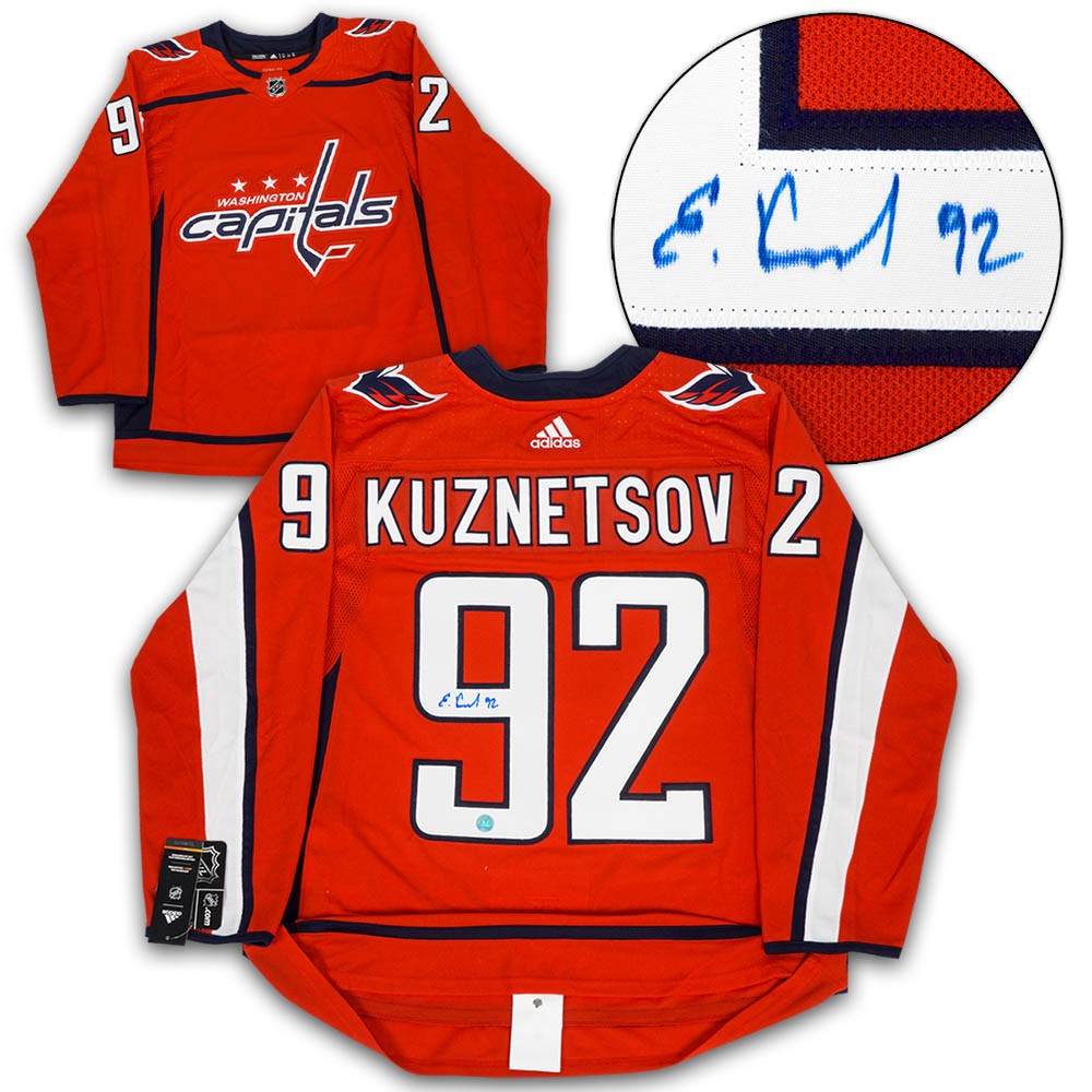 Evgeny Kuznetsov Washington Capitals Autographed Signed Adidas Jersey