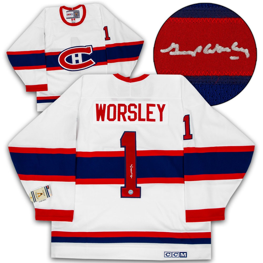 Gump Worsley Montreal Canadiens Autographed Signed Original Six