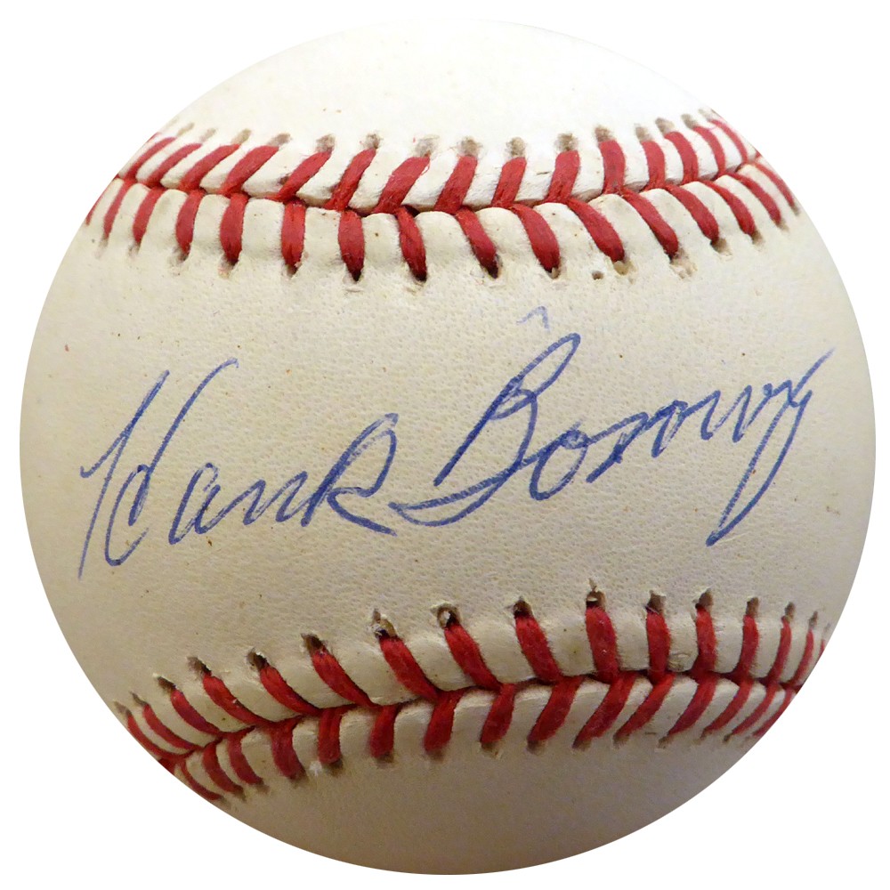 Hank Borowy Autographed Signed Official Al Baseball New York Yankees