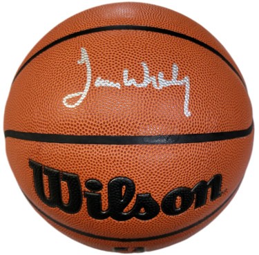 James Worthy Autographed Signed Wilson NBA Authentics Series I/O