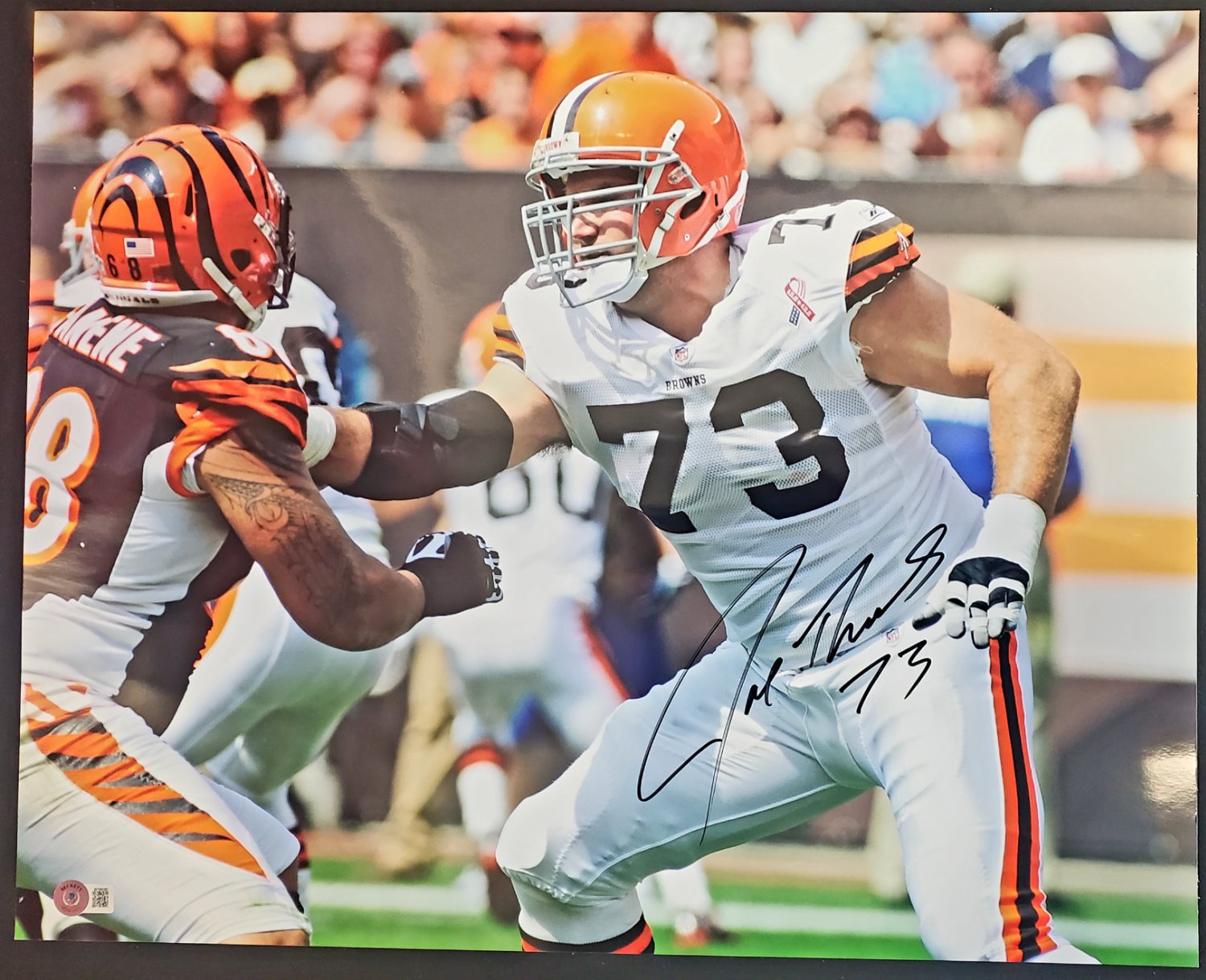 Joe Thomas Cleveland Browns 16x20 16 6 Autographed Signed Photo