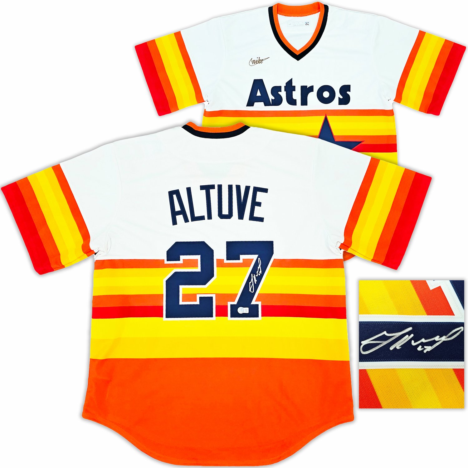 Custom astros rainbow jersey deals