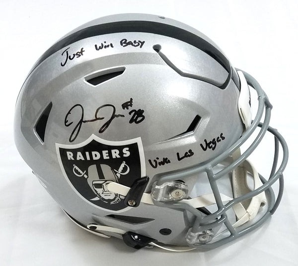 Josh jacobs autographed sales helmet