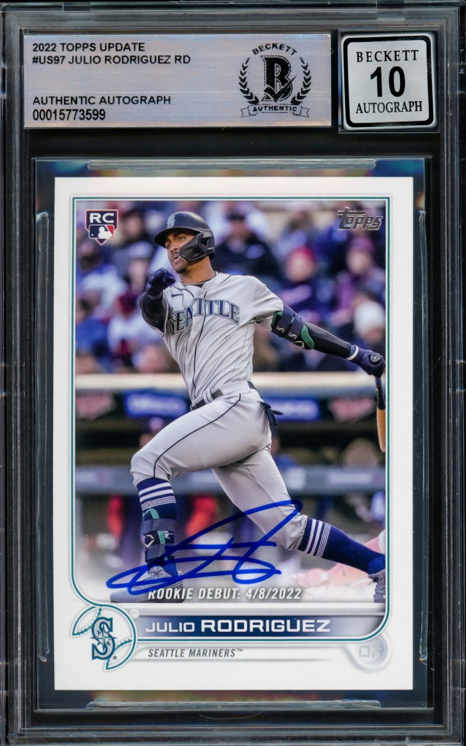 スポーツ選手 06/50 JULIO RODRIGUEZ AUTOGRAPH CARD 06/50 JULIO RODRIGUEZ AUTOGRAPH CARD