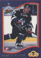 Justin Kurtz Brandon Wheat Kings CHL 1996 Bowman CHL Stars