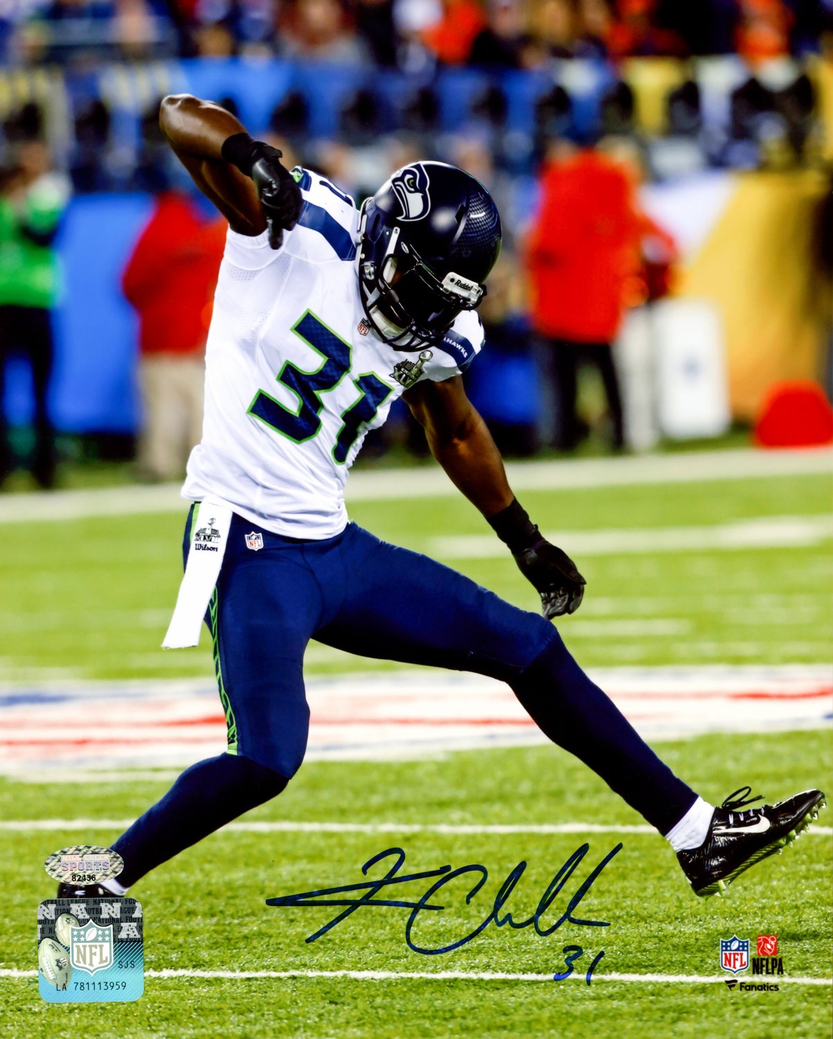 Kam chancellor autographed jersey store