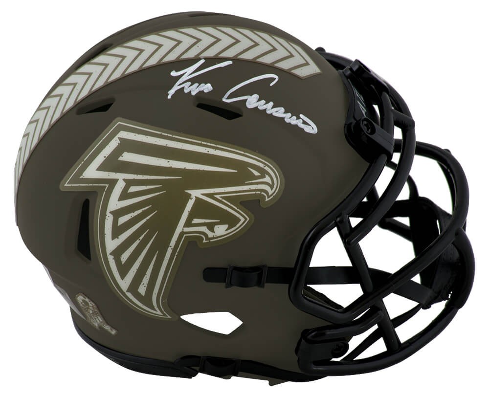 Kirk Cousins Signed Atlanta Falcons Salute to Service Riddell Speed Mini Helmet Fanatics