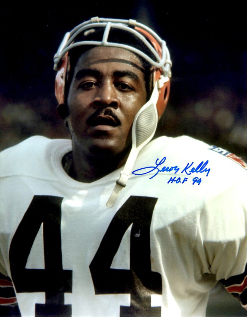 Leroy Kelly Autographed Signed 8X10 Cleveland Browns Photo