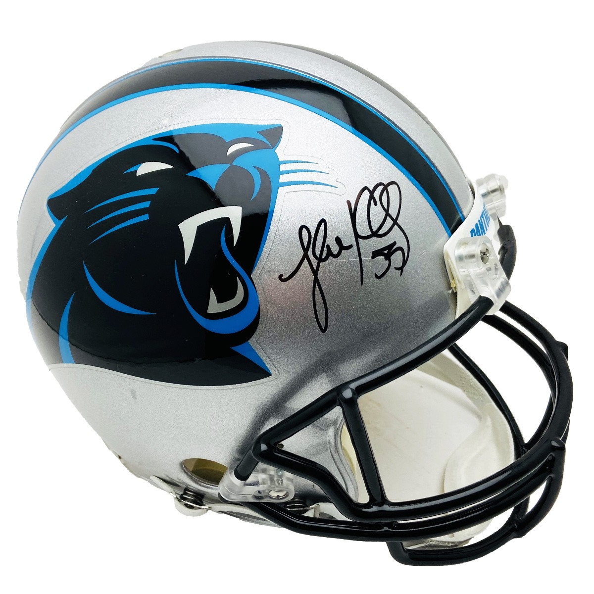 Carolina panthers clearance signed football