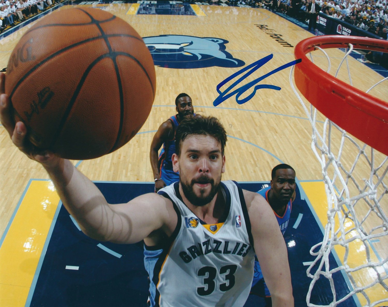 Marc Gasol Autographed Signed Memphis Grizzlies 8X10 Photo With