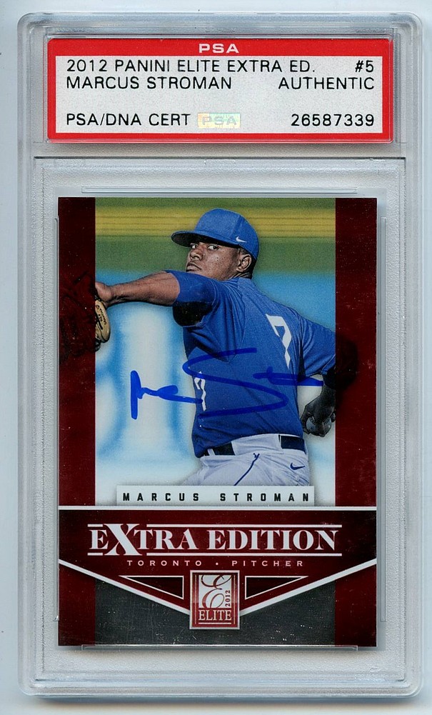 Marcus Stroman Autographed Signed Toronto Blue Jays 2012 Panini