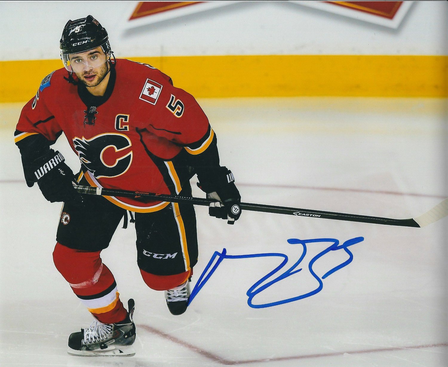 Mark Giordano Autographed Signed 8X10 Calgary Flames Photo